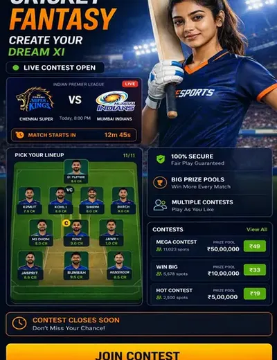 Www120bet (120 bet) fantasy cricket & matchday visual 3